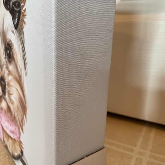 12”x12” WRAPPED CANVAS Yorkie Girl - Picture 4 of 9